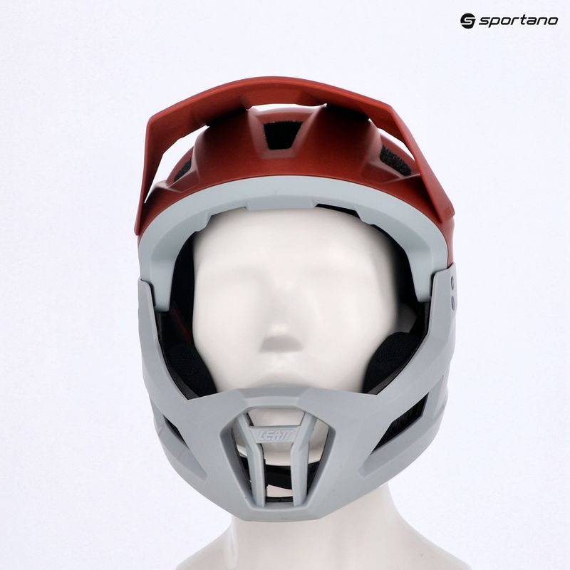 Leatt MTB Enduro 2.0 V25 lava bike helmet 7