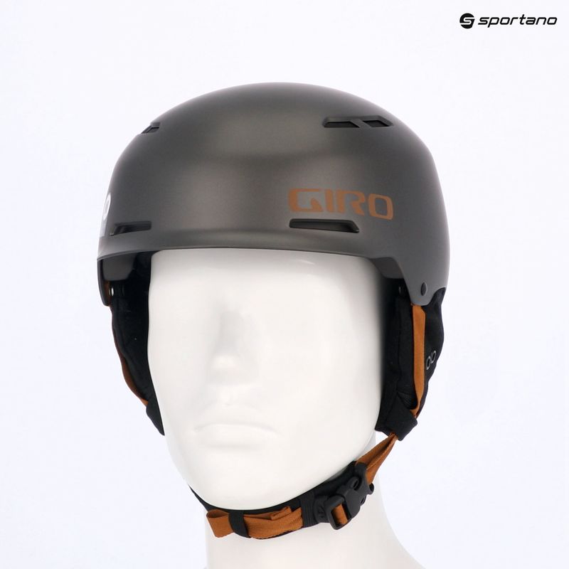 Giro Trig Mips metallic coal tan ski helmet 8