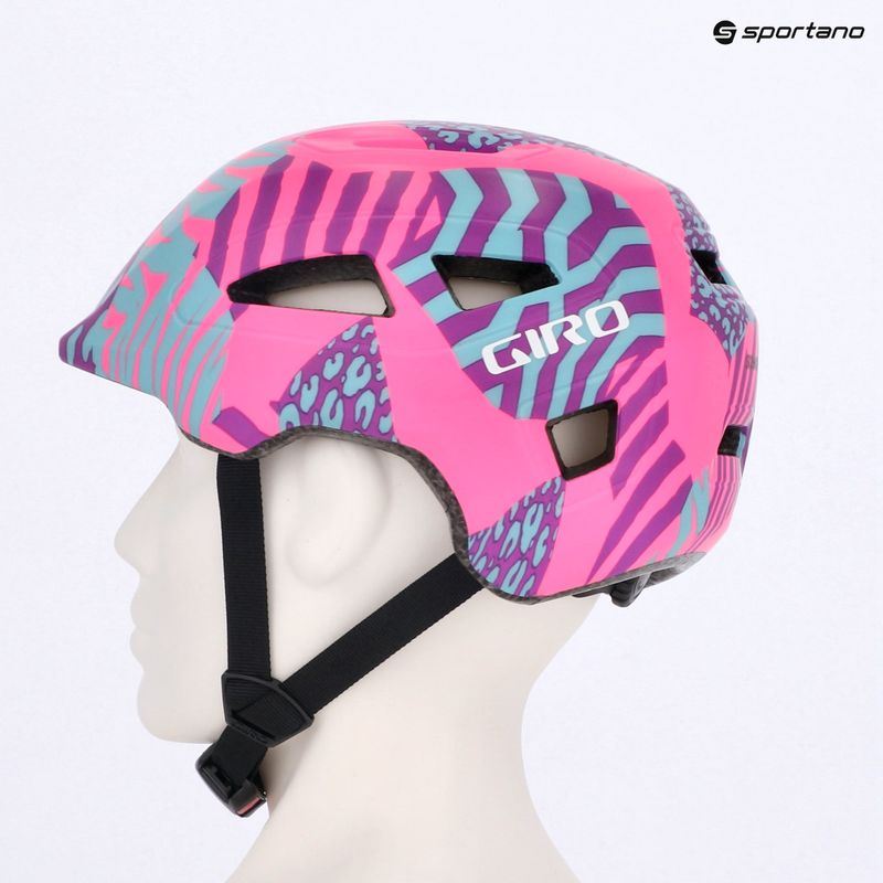 Children's bicycle helmet Giro Scamp II Jr matte pink animal 11
