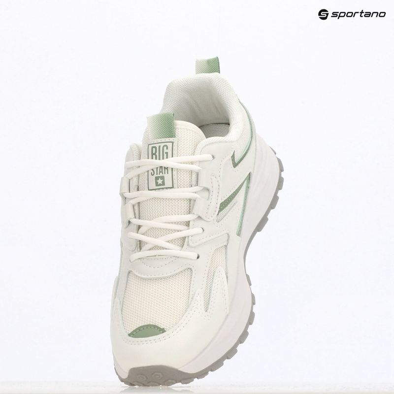 Women's shoes BIG STAR NN274A095 white/green 9