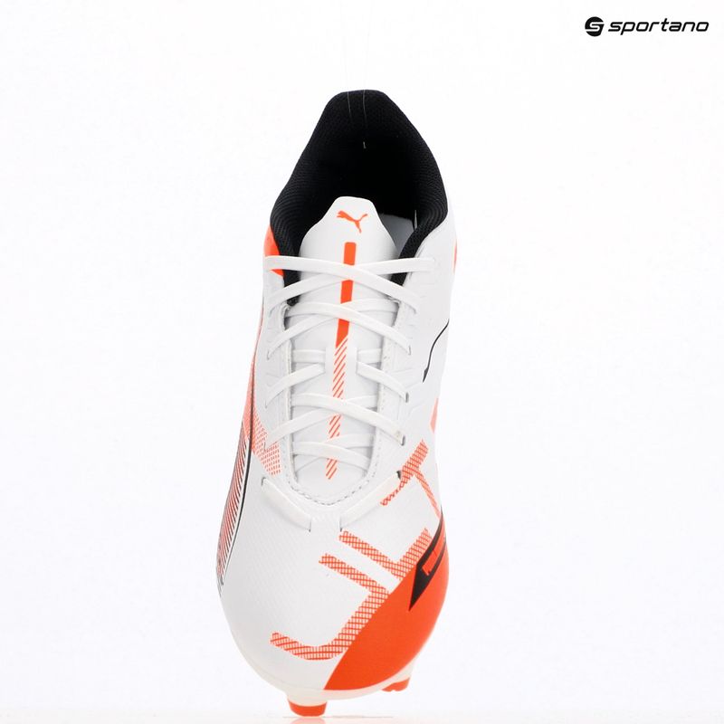 PUMA Ultra 5 Play FG/AG football boots puma white/puma black/glowing red 9