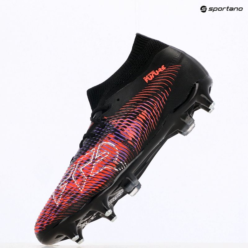 Men's football boots PUMA Future 8 Match MxSG puma black/ puma white/ glowing red 9