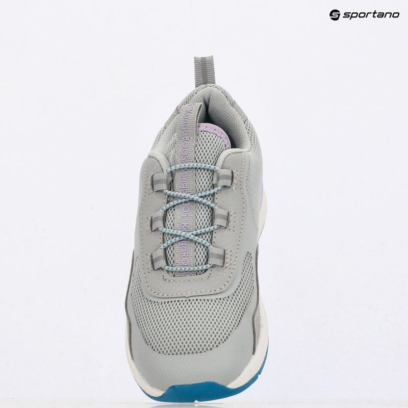 KangaROOS KD-Road vapor grey/lavender children's shoes 11