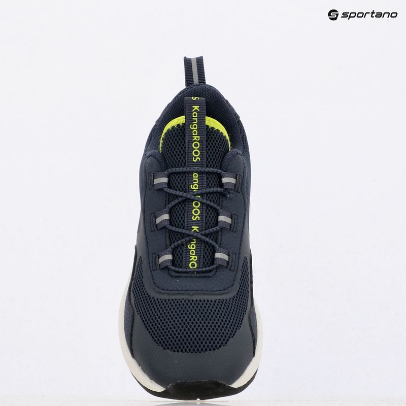 KangaROOS KD-Road dark navy/lime children's shoes 11