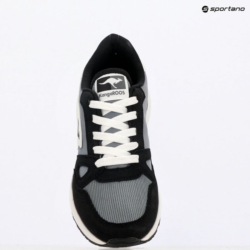 KangaROOS K-Sneak Jay jet black/steel grey children's shoes 10