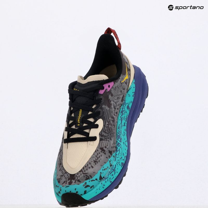 Men's running shoes HOKA Speedgoat 6 oatmeal/mountain iris 10