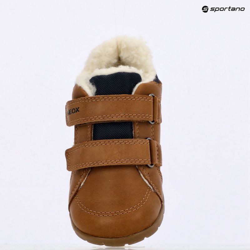 Geox Elthan tobacco / dark yellow children's shoes 10