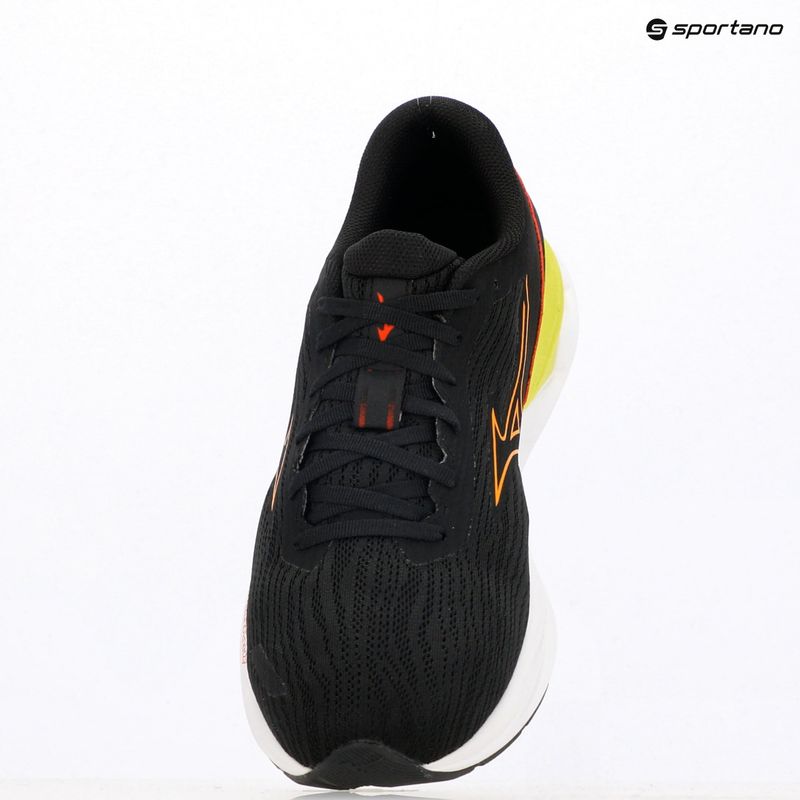 Men's running shoes Mizuno Wave Revolt 3 black/bright marigold/evening primrose 12