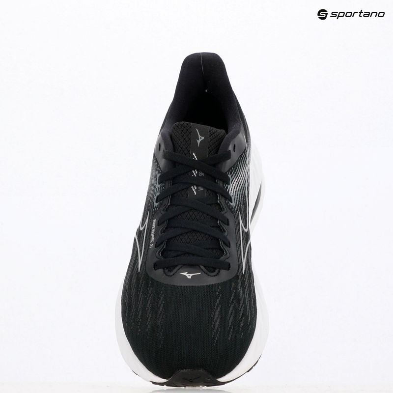Men's running shoes Mizuno Wave Inspire 21 2E black/silver/metallic gray 9