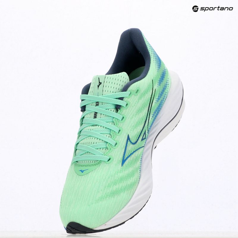 Men's running shoes Mizuno Wave Rider 28 neo mint/frontier blue/vintage 9