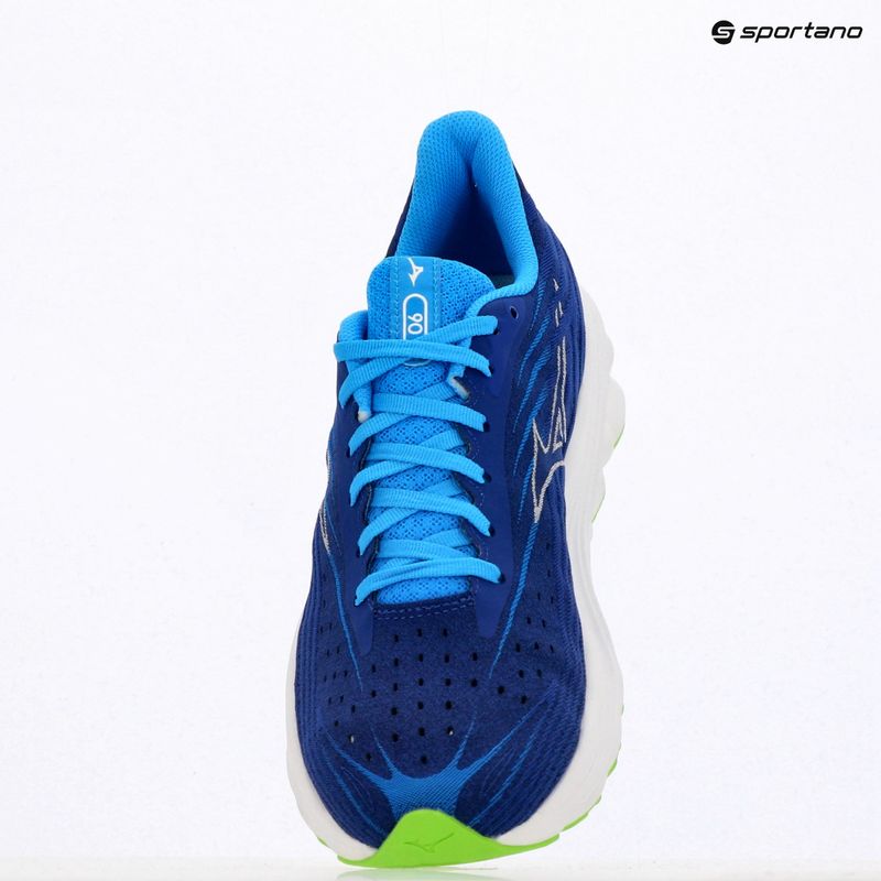 Men's running shoes Mizuno Wave Skyrise 6 reflex blue c/white/blue pace 9