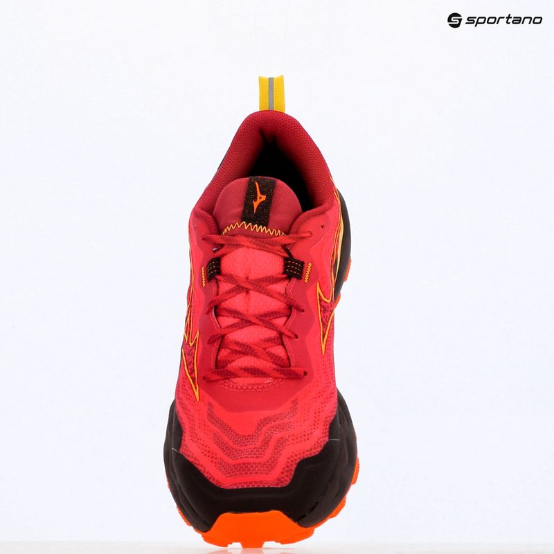 Men's running shoes Mizuno Wave Daichi 9 high risk red/evening primrose/bright marigold 9