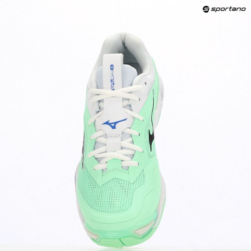 Mizuno Wave Stealth 6 neo mint/black/frontier blue shoes 9