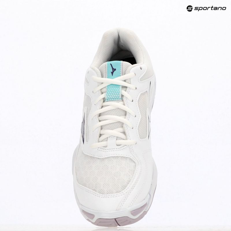 Mizuno Wave Phantom 3 white/violet indigo/camellia rose shoes 9