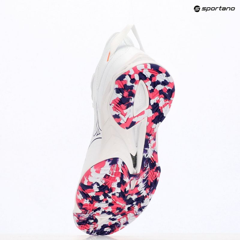 Mizuno Wave Mirage 5 white/violet indigo/camellia rose shoes 9
