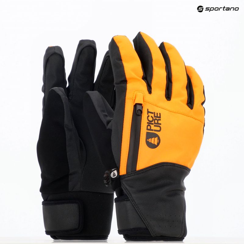 Picture Madson carrot men's ski gloves 7