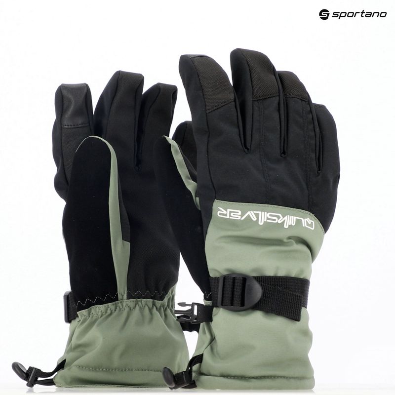 Men's snowboard gloves Quiksilver Mission sea spray 10