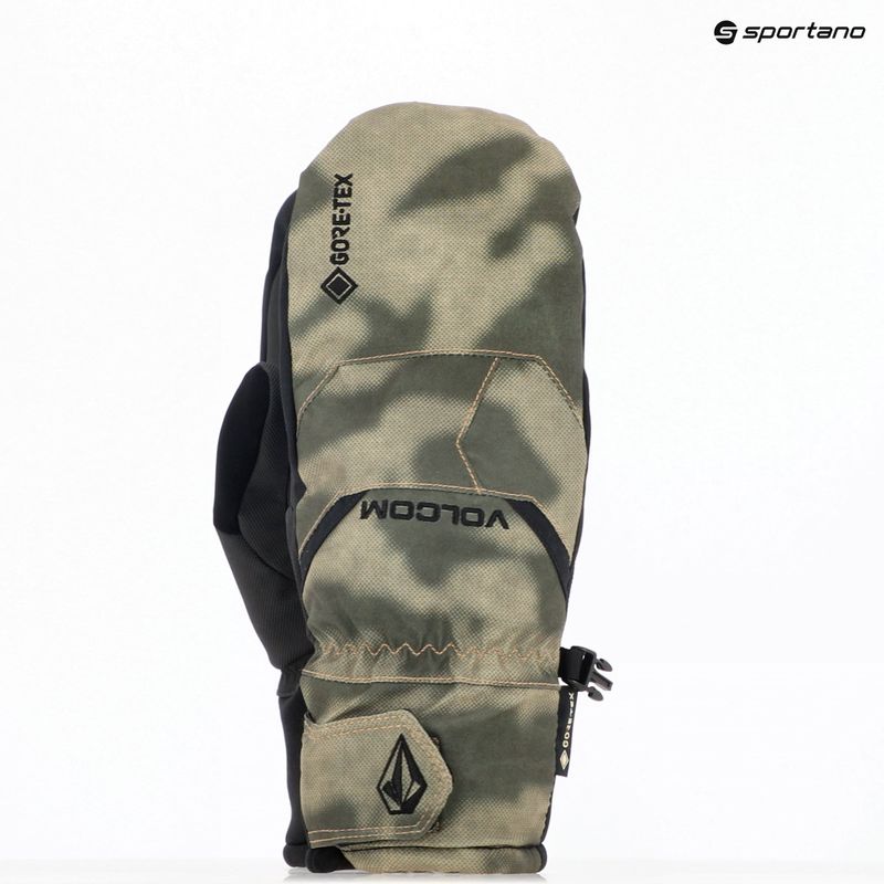 Men's Volcom Stay Dry Gore-Tex Mitt camouflage snowboard gloves 7