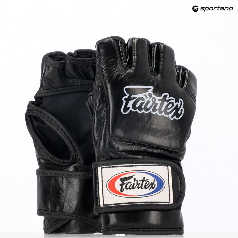 Fairtex "Open Thumb Loop" MMA Gloves black 8