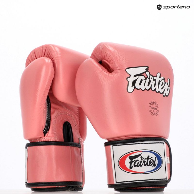 Fairtex Universal "Tight-Fit" Design pink boxing gloves 10
