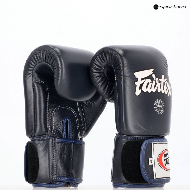 Fairtex Universal "Tight-Fit" Design blue boxing gloves 8