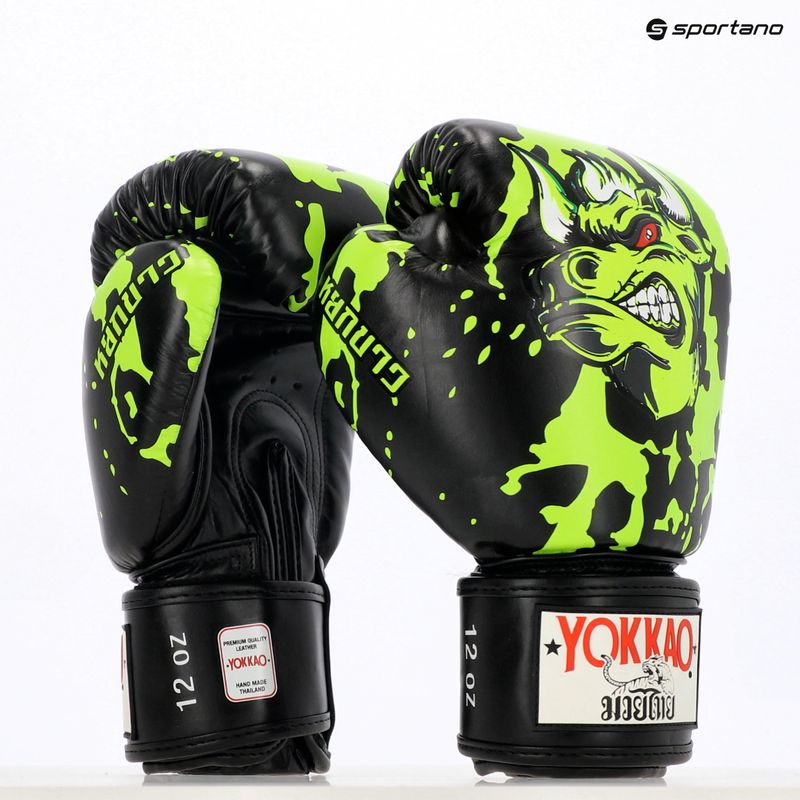YOKKAO Angry Bull men's boxing gloves black 12