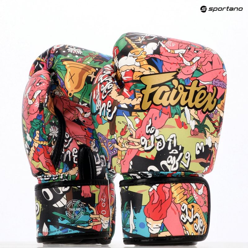 Fairtex URFACE x Boxing colourful boxing gloves 8