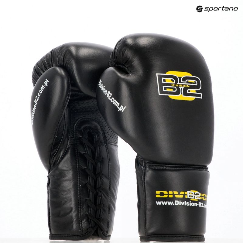 DIVISION B-2 boxing gloves DIV-PFG1500 Pro 3-Layer Foam black 8
