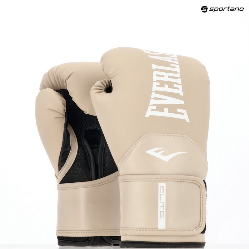 Everlast Pro Style Elite 2 champagne boxing gloves 8