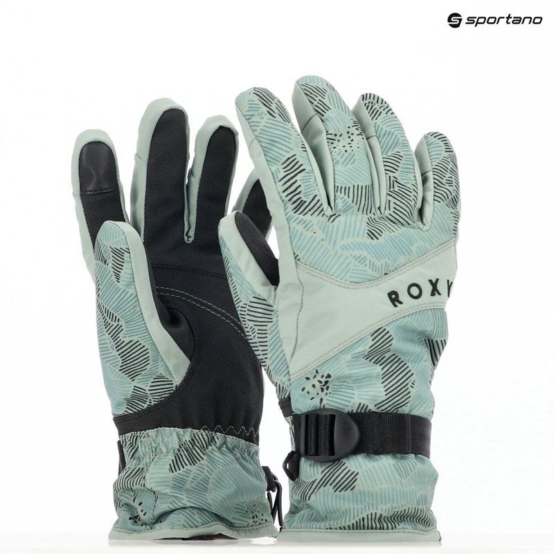 Women's snowboard gloves ROXY Roxy Jetty lily pad sketch book 13
