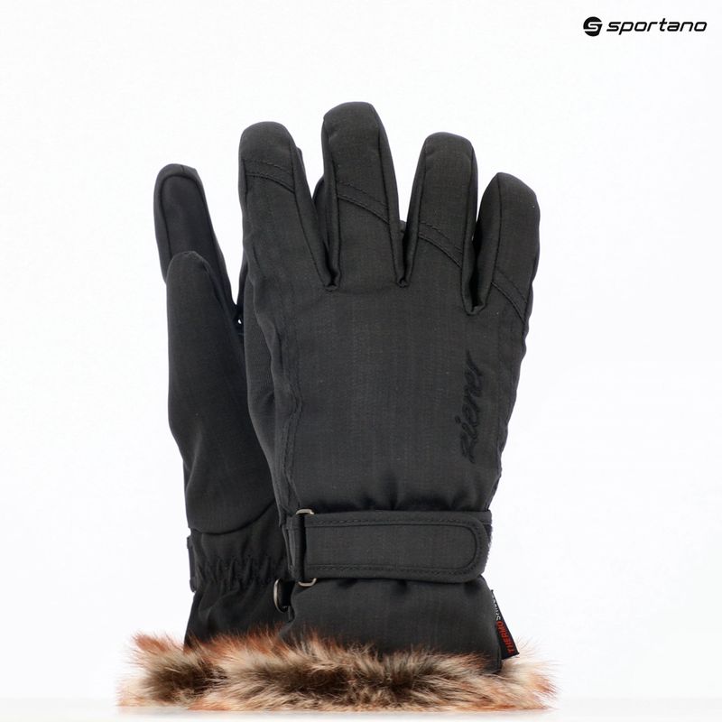 Women's ski glove Ziener Kim black stru 7