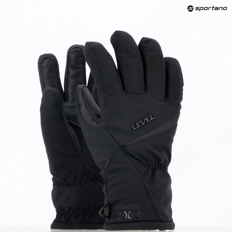 Women's ski gloves Level Alpine black 7