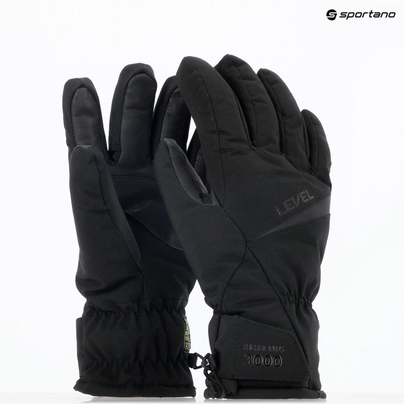Men's ski gloves Level Alpine black 7