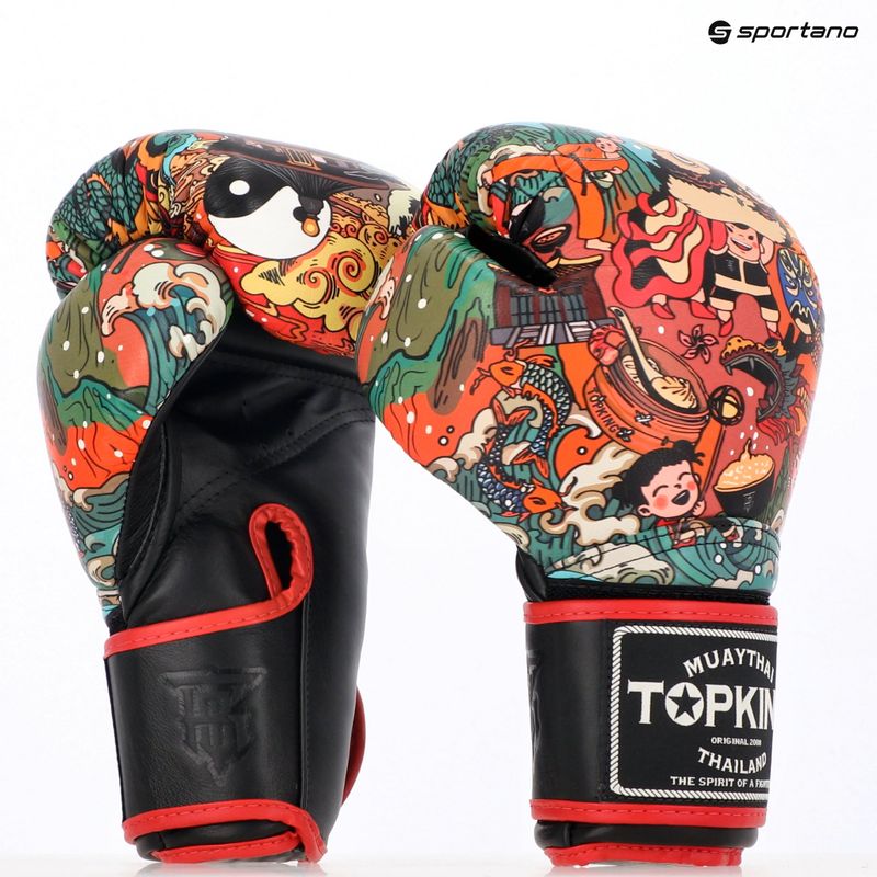 Top King Boxing Culture black boxing gloves 7