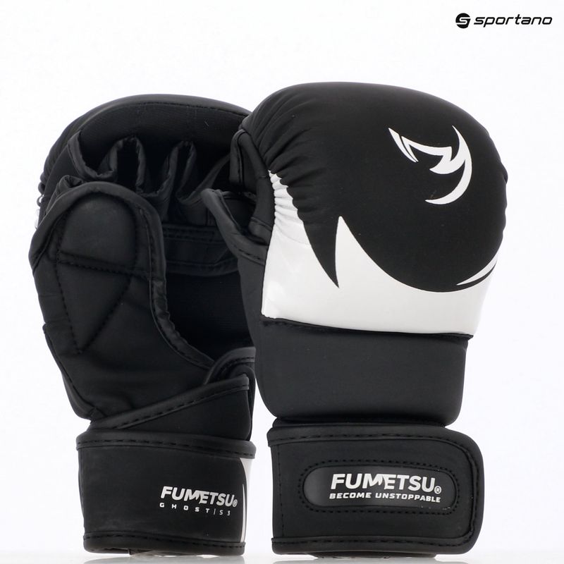 FUMETSU Ghost S3 Sparring black/white children's MMA gloves 7