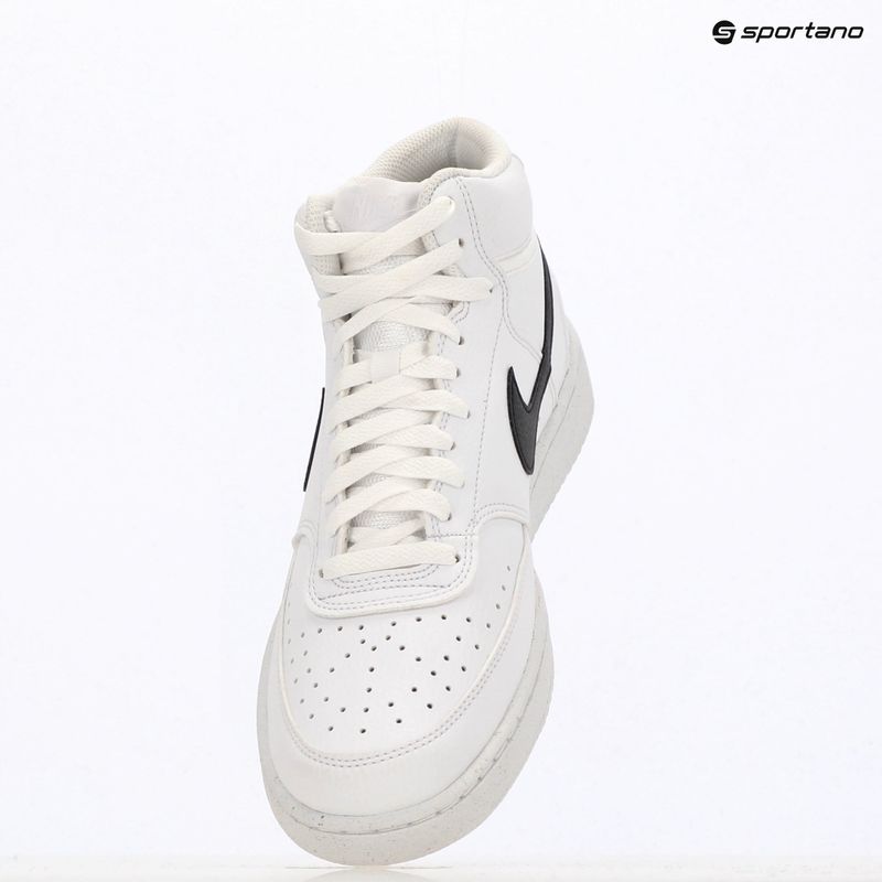 Men's shoes Nike Court Vision Mid Next Nature white/white/black 9