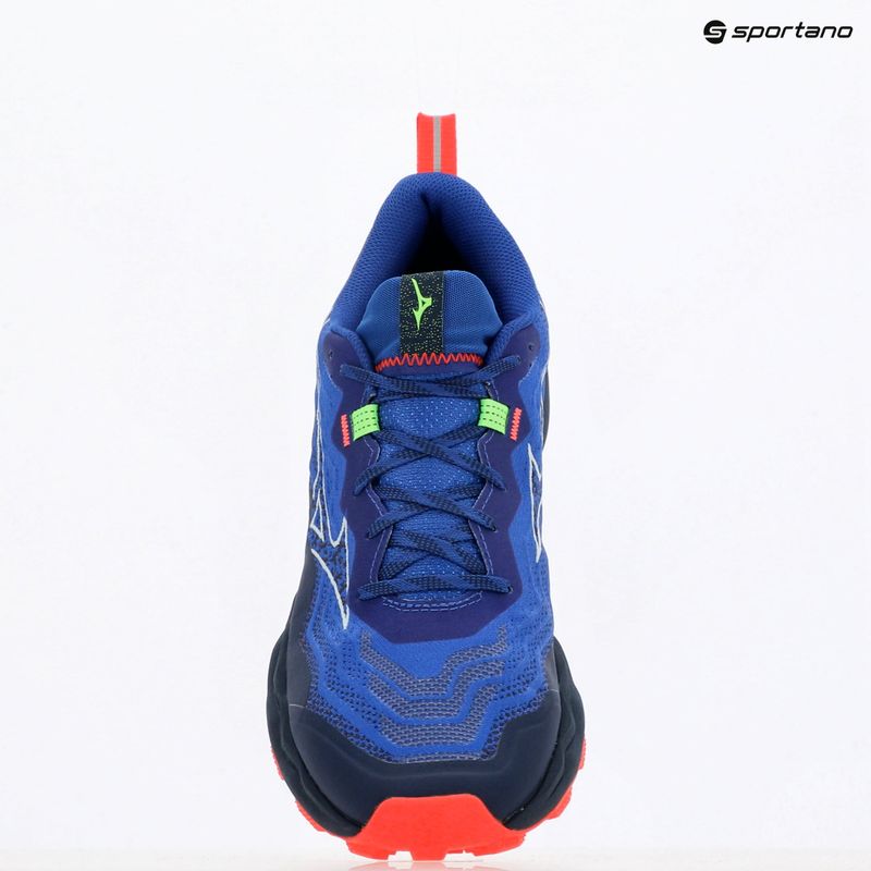 Men's running shoes Mizuno Wave Daichi 9 reflex blue c/white/green geck 9