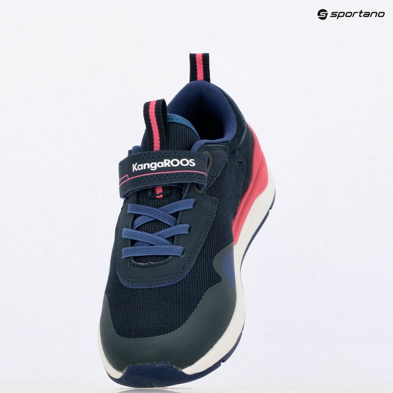 KangaROOS KD-Gym EV dark navy/fandango pink children's shoes 11
