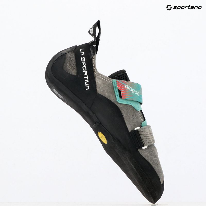 La Sportiva women's climbing shoes Aragon clay/ hibiscus 9