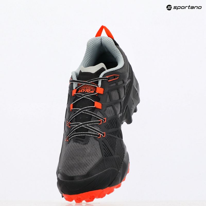 Men's running shoes La Sportiva Akyra II carbon/ cherry tomato 9