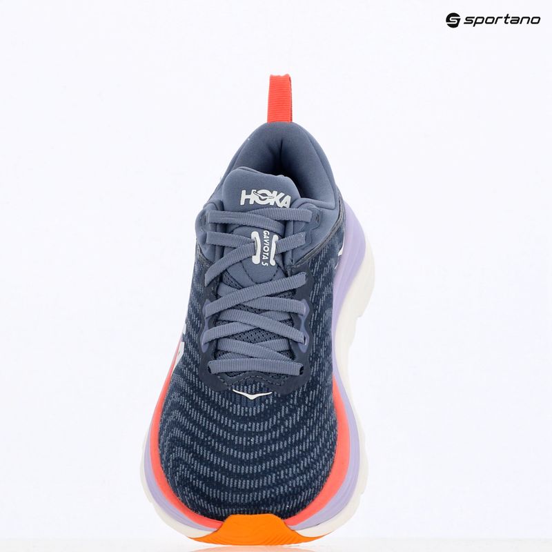 Women's running shoes HOKA anchor/grapefruit 9
