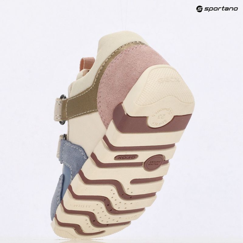Geox Iupidoo avio/rose children's shoes 9