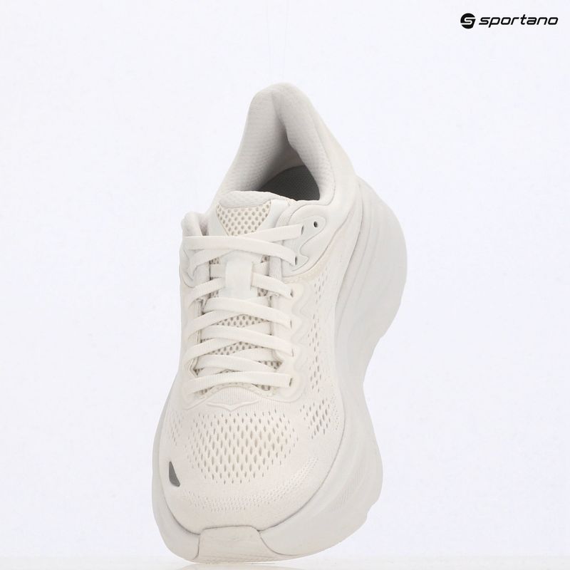 Women's running shoes HOKA Bondi 9 white/white 9