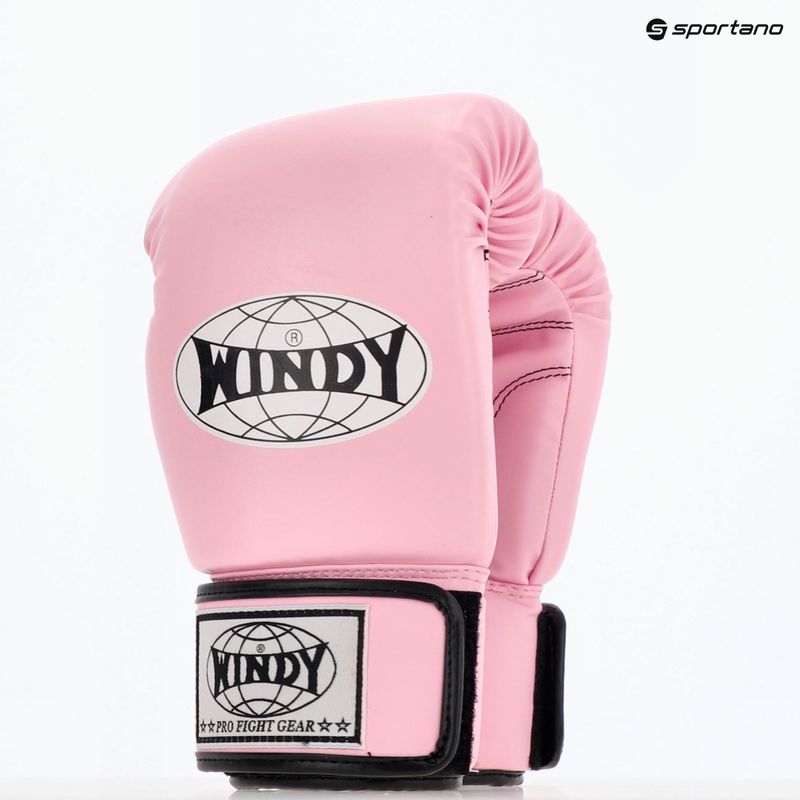 Boxing gloves WINDY Classic Synthetic Leather pink 8