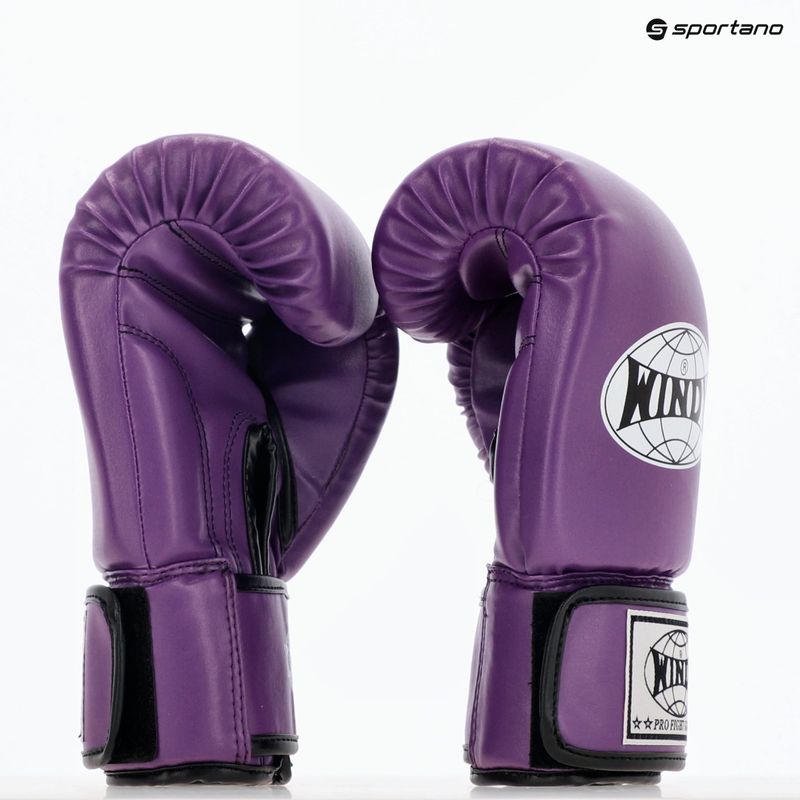 Boxing gloves WINDY Classic Synthetic Leather purple 8