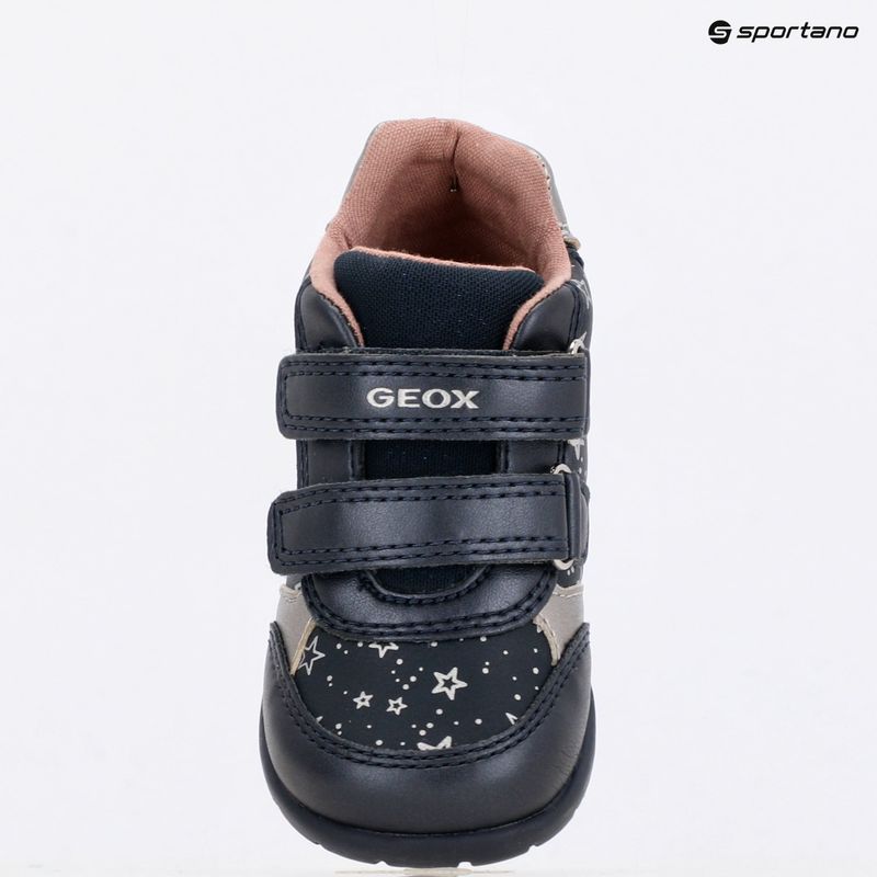 Geox Elthan navy/dark silver children's shoes 9