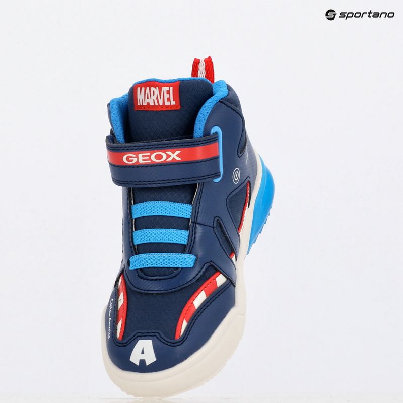 Geox Grayjay ocean blue/red children's shoes 10