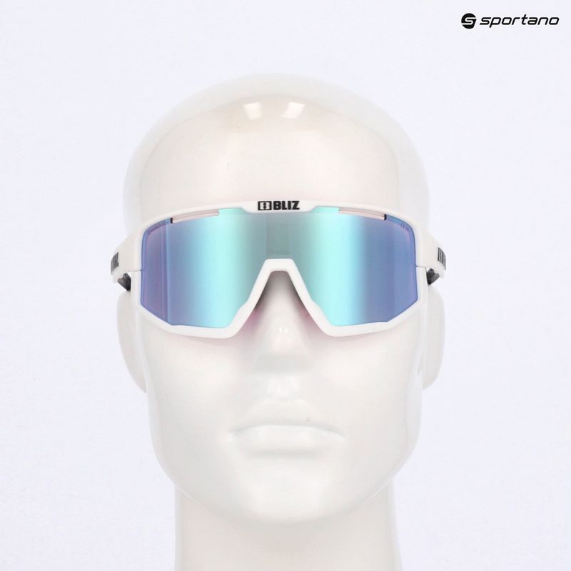 Bliz Fusion Nano Optics Nordic Light matt white/ begonia/ violet sunglasses in blue multi 7