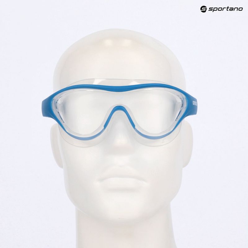 Arena The One Mask clear/blue/white swimming mask 7