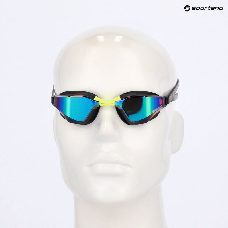 SWANS Valkyrie SR-72M PAF AB smoke/ emerald mirror swimming goggles 7